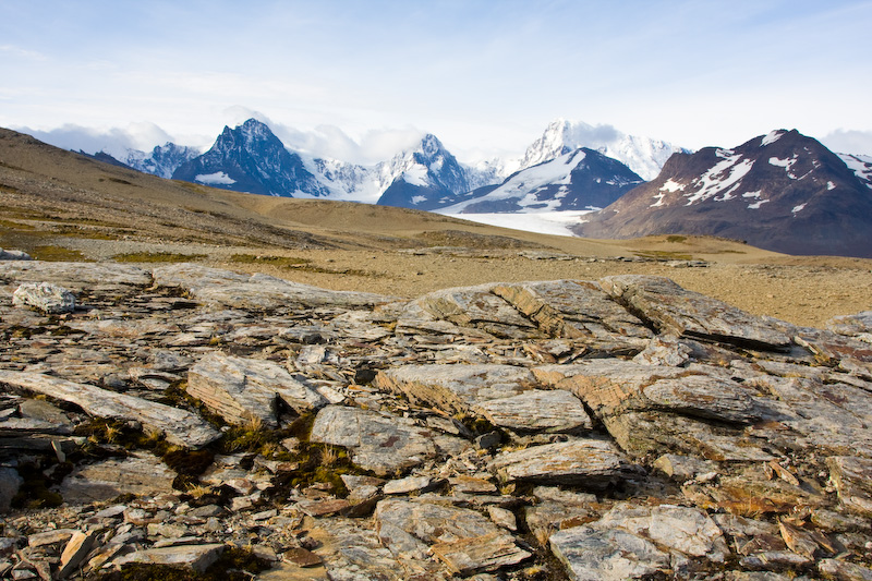 Mountains Above Scree